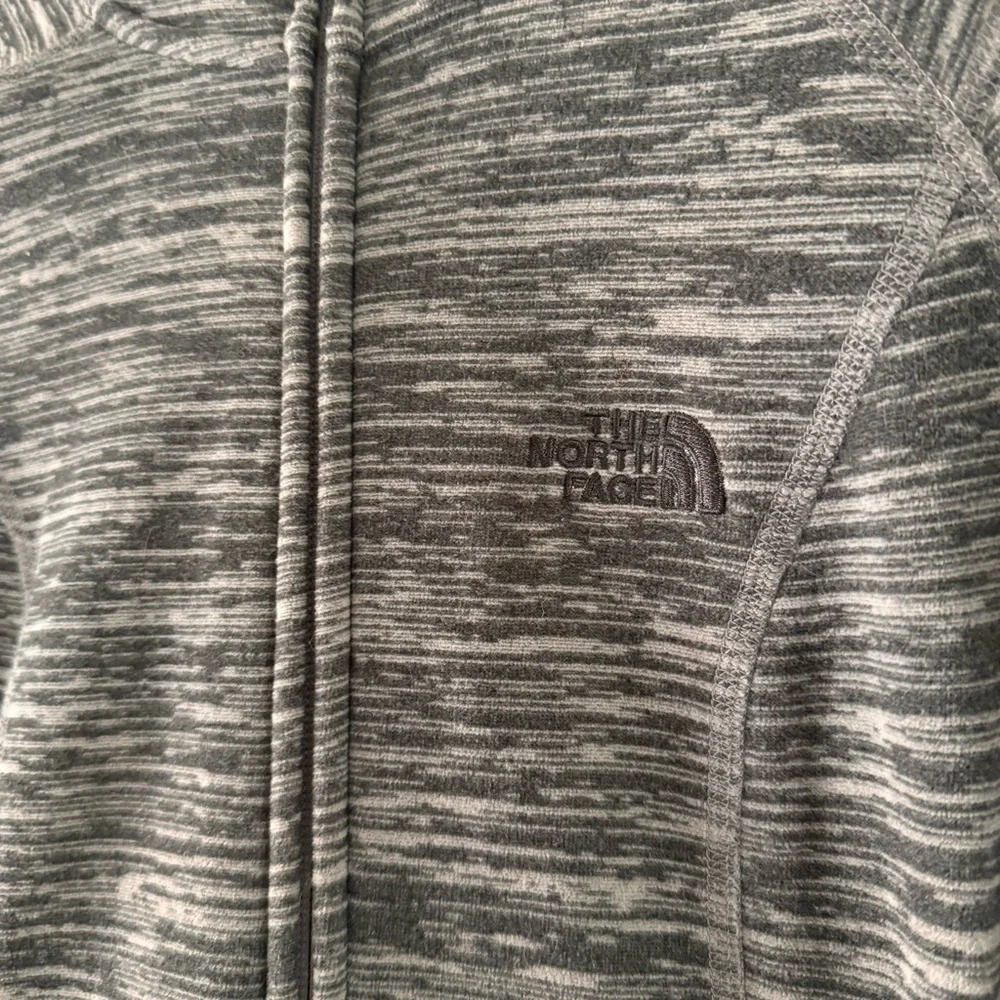 THE NORTH FACE Heather Polartec Fleece Full Zip Long Sleeve Jacket Size XS Fall - Picture 6 of 11